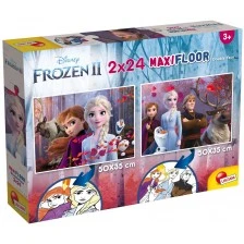 Puzzle, Lisciani, Frozen, Double-sided puzzle 2 x 24 pieces