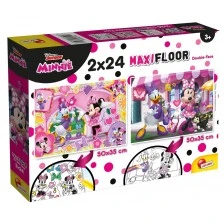 Puzzle, Lisciani, Minnie Mouse, Double-sided puzzle 2 x 24 pieces