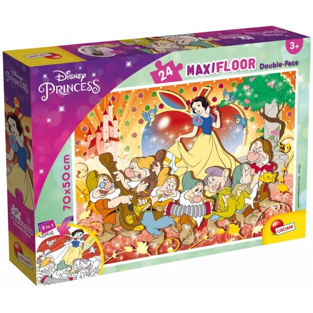 Puzzle, Lisciani, Snow White, Double-sided puzzle 24 pieces