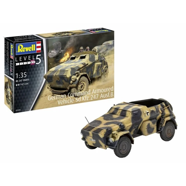 Сглобяем модел Германска командна бронирана машина Sd.Kfz.247 Ausf.B, 247 части