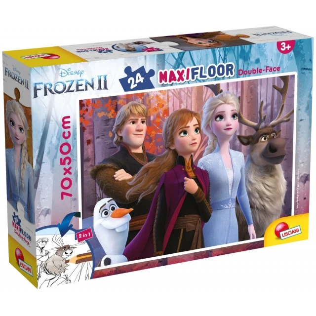 Puzzle, Lisciani, Frozen 2, Double-sided puzzle 24 pieces