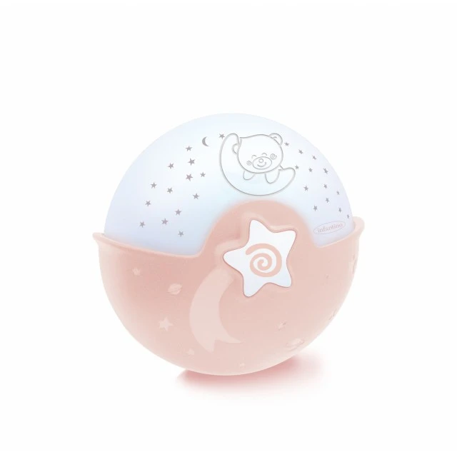 3-in-1 Soothing Light Projector, Infantino, Pink