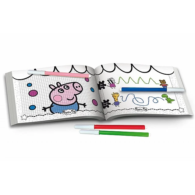 Creative set, Lisciani, Peppa Pig, Drawing school