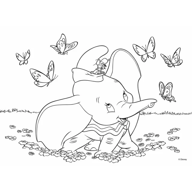 Puzzle, Lisciani, Dumbo, Double-sided puzzle 35 pieces