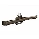 Assembly model kit, Revell, 70th anniversary Bundeswehr submarine: Wilhelm Bauer, Type 206A, Class2, 154 parts