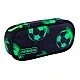 Single toiletry bag without accessories ASTRABAG Soccer ball Neon, AC6, 22 x 9 x 5 cm