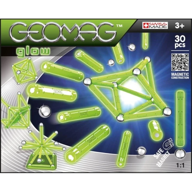 Magnetic constructor Glow G335, 30 parts