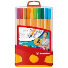 Комплект тънкописци, Stabilo, Point 88 Color Parade ST8820-031, 20 цвята