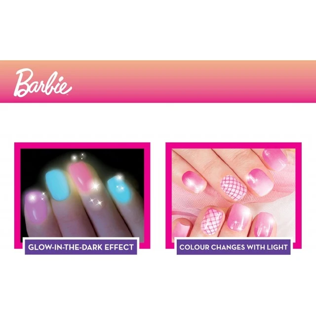 Creative kit, Lisciani, Barbie, DIY nail polishes