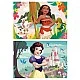 Дървен пъзел Disney Princess, Ваяна и Снежанка, 2 х 50 части