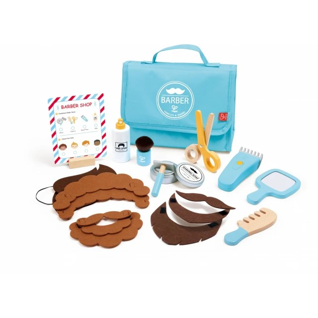 Children’s wooden set, Hape, Hairdressing set, 22 pieces