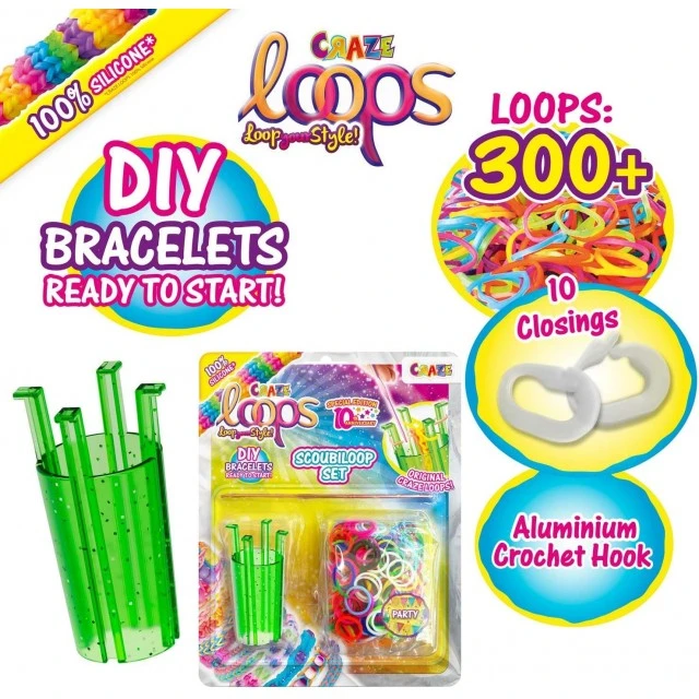 Creative kit, Craze, Loops, DIY bracelets with rubber bands