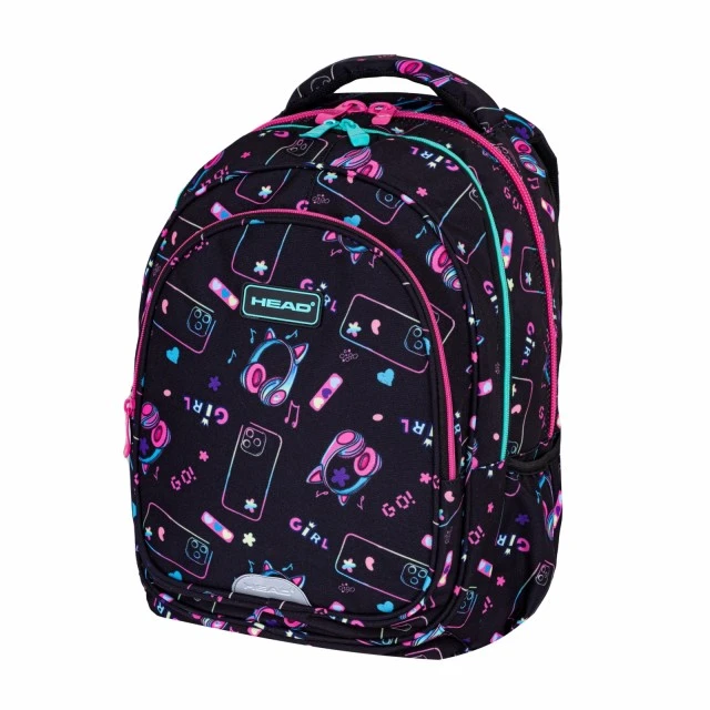 School backpack HEAD Go girl, AB300, 42 x 30 x 19 cm