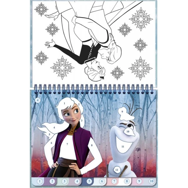 Творчески комплект Frozen, Книжка за оцветяване и стикери 2в1