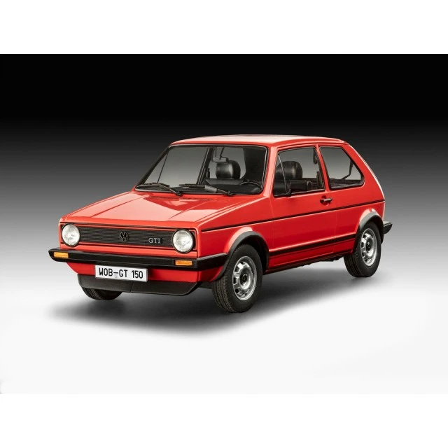 Assembly model, Revell, Gift set 50 years VW Golf 1 GTi, 121 parts