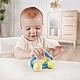 Бебешка дрънкалка и гризалка 2в1, Hape, Кола, 12.5 x 7.3 x 7.5 см