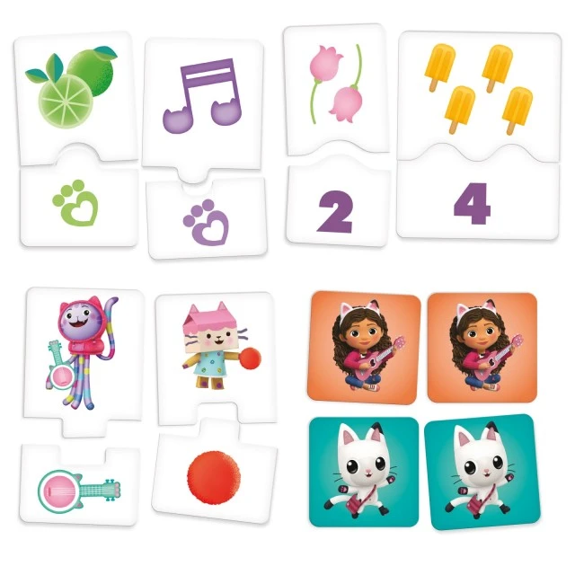Educational game set, Lisciani, Gabby′s Dollhouse, Collection of 10 games