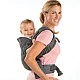 Ergonomic baby carrier, Infantino, Flip 4 in 1, Gray, from 3.6 to 14.5 kg.