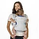 Ergonomic baby carrier, Infantino, Flip 4 in 1, With breathable fabric, Light gray, from 3.6 to 14.5 kg.