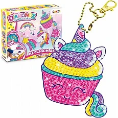 Creative set Craze Unicorn diamond keyring