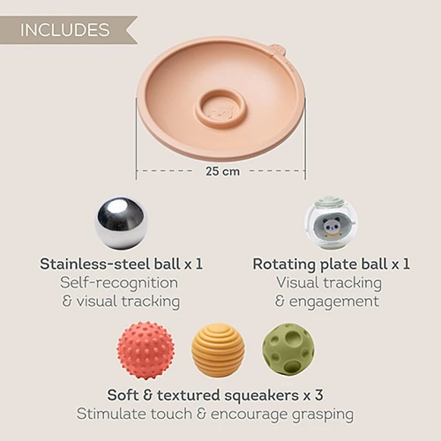 Baby toy, Taf Toys, Bowl with 5 sensory balls