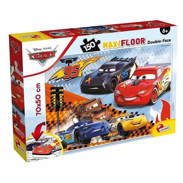 Puzzle, Lisciani, Cars, Double-sided puzzle 150 pieces