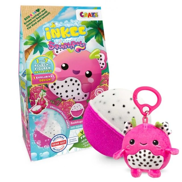 Добавка за баня, Craze, Squishpets, Бомбичка за баня с плюшена играчка изненада