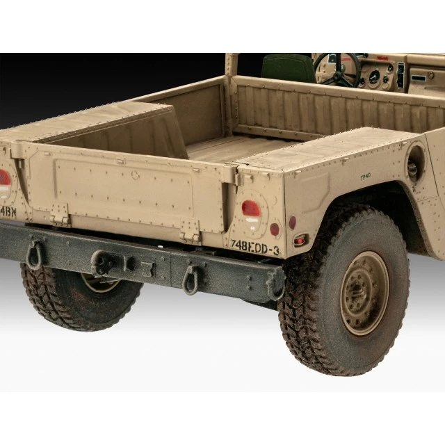 Assembly model, Revell, Military truck HMMWV M1097A2, 156 parts