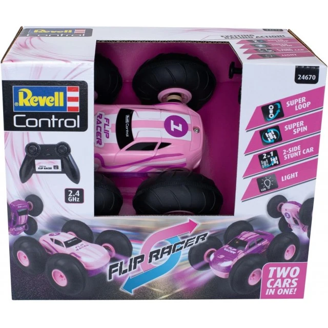 Автомобил с радио управление, Revell, Flip Racer с RC, Розов