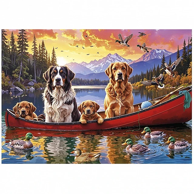 Puzzle, Educa, Sunday with the children, 2000 pieces