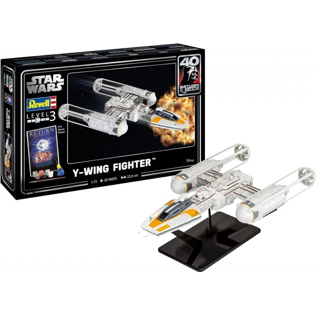 Star Wars Y-wing Fighter 38 Piece Building Model Kit