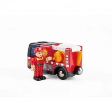 Fire truck with siren