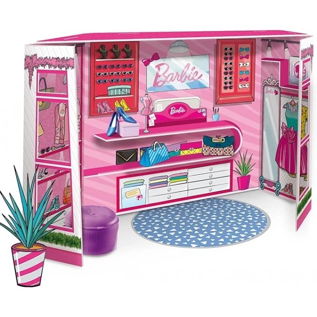 Creative kit, Lisciani, Barbie, DIY fashion boutique with Barbie doll included