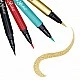 Creative set, Buki France, Tattoo drawing pens with stencils, Gold