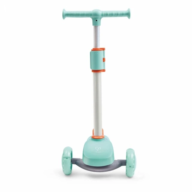 Детска тротинетка, Hape, Тюркоазена със светещи колела