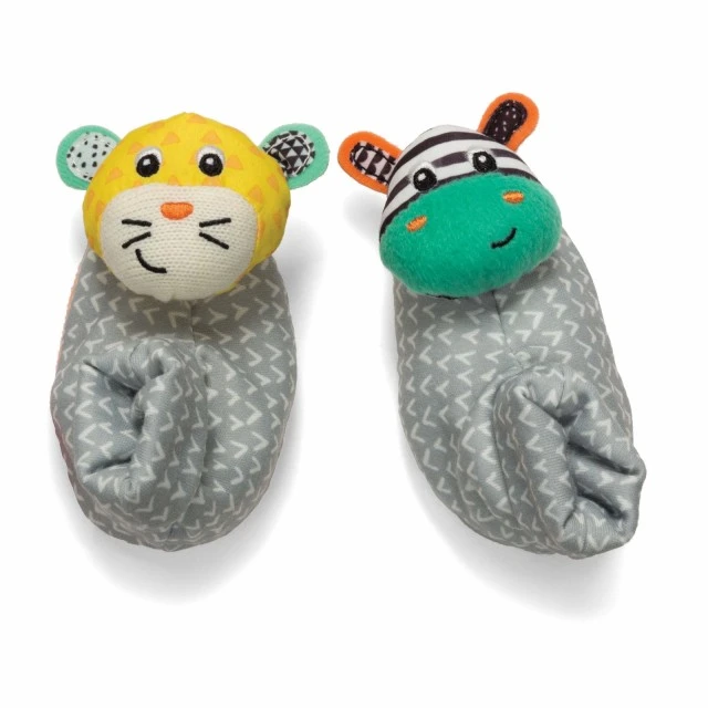 Комплект бебешки играчки, Infantino, Подаръчен комплект, 3 играчки