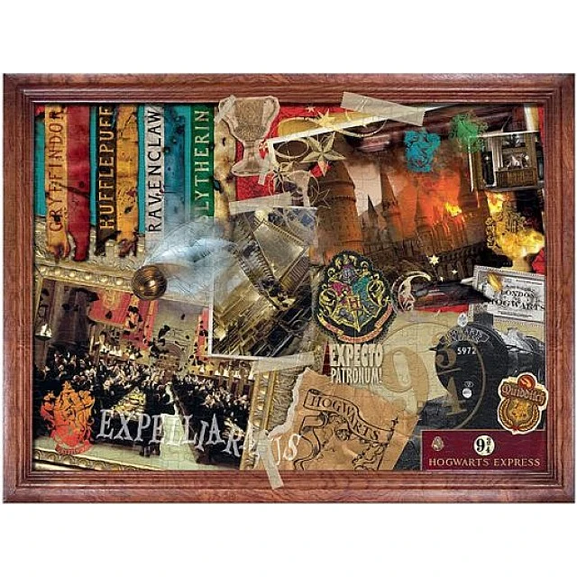 Puzzle, Waddingtons, Harry Potter, Hogwarts, 1000 pieces