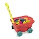 Children's construction set in a wheeled stroller, Battat, 54 pieces
