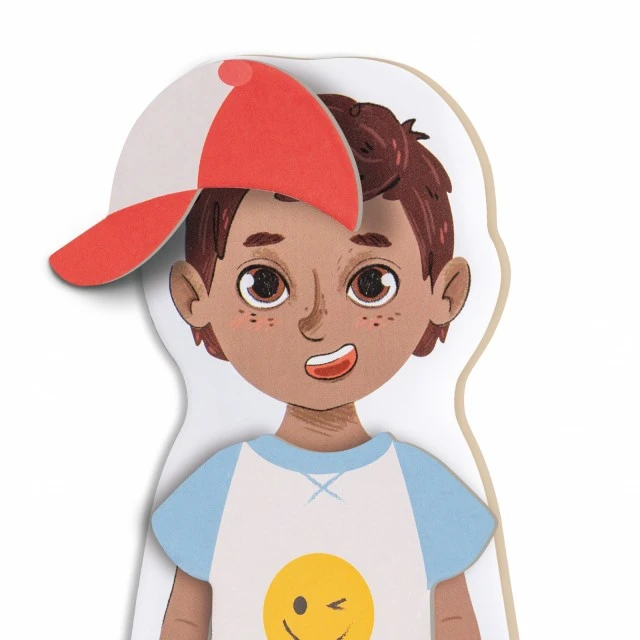 Образователен магнитен пъзел, Hape, Мода, 62 части