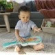 Музикална играчка, Baby Einstein, Дървено сензорно укулеле, 43.18 х 17.78 х 5.08 см
