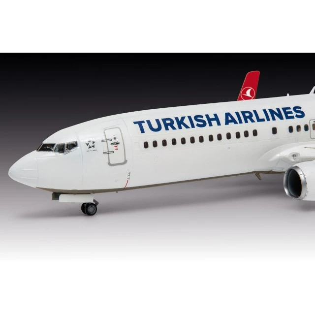 Assembly model, Revell, Airplane, Boeing 737-800 Turkish Airlines, 63 parts