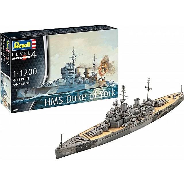 Assembled model, Revell, Battleship HMS Duke of York