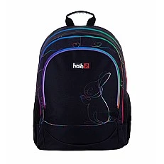 Ученическа раница HASH, Rainbow Bunny, 39х28х15cм