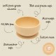 Silicone vacuum feeding bowl, Sassi, Sloth
