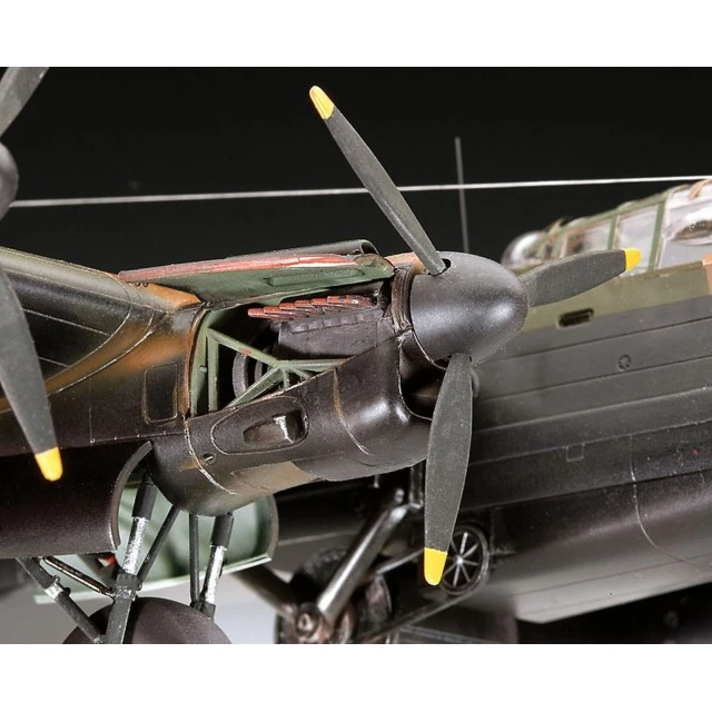 Assembly model, Revell, Lancaster B.III DAMBUSTERS aircraft, 224 parts