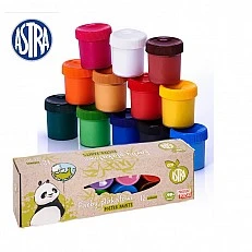 Poster paint set, Astra, ECO, 12 colors, 20ml