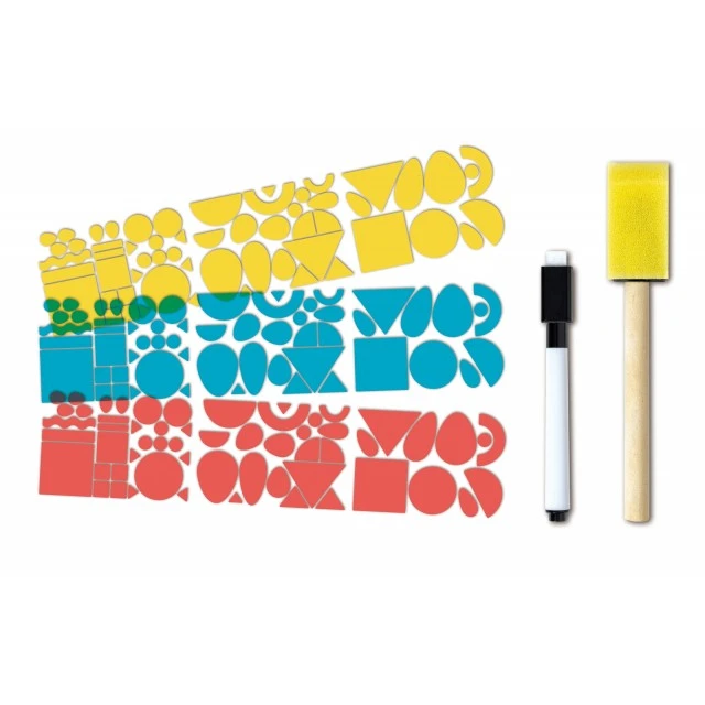 Set of plasma, colors and shapes, Hape, 179 parts