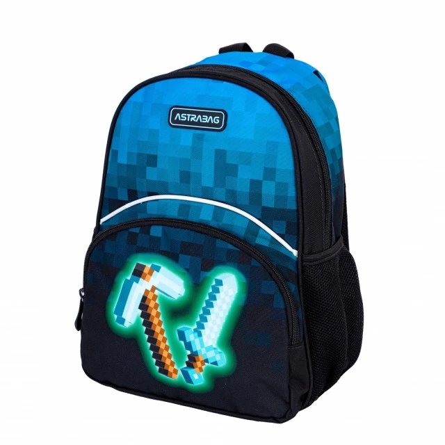Children’s backpack ASTRABAG Pixels, AB300, 32 x 22 x 10 cm