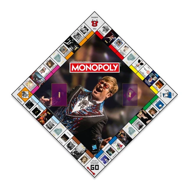 Board game, Winning Moves, Monopoly, Elton John