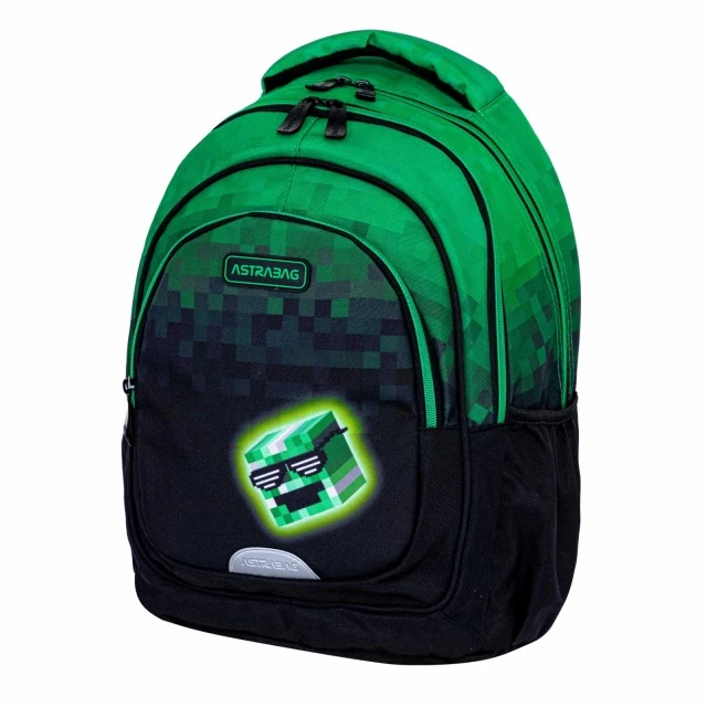 School backpack, Astra, Pixel hero, AB330, 39 x 28 x 15 cm